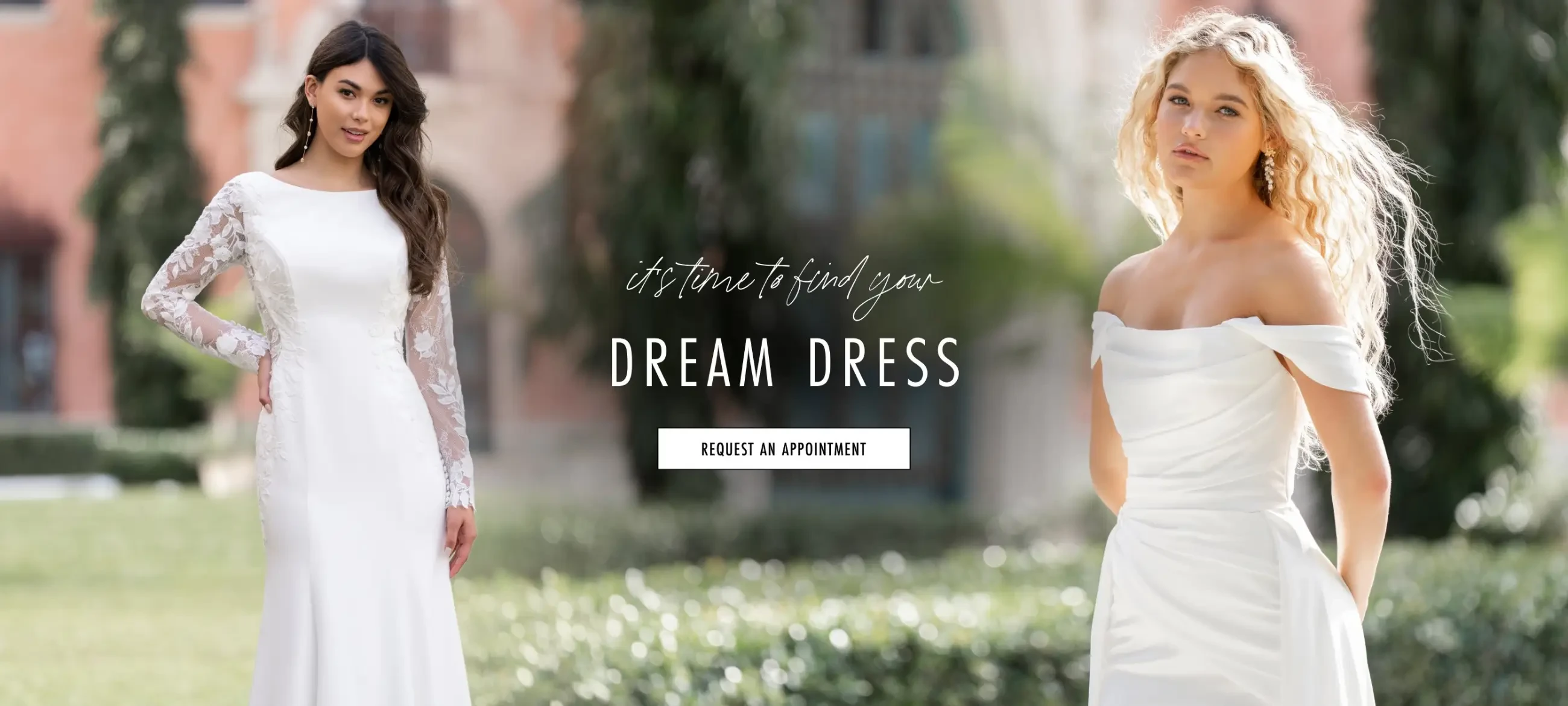 Bridal Fall 2025 banner for desktop